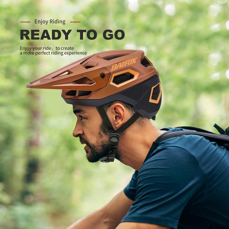 BATFOX Bike Helmet,Mountain Bike Helmet Helmets for Men Women Adults Youth - Image 5